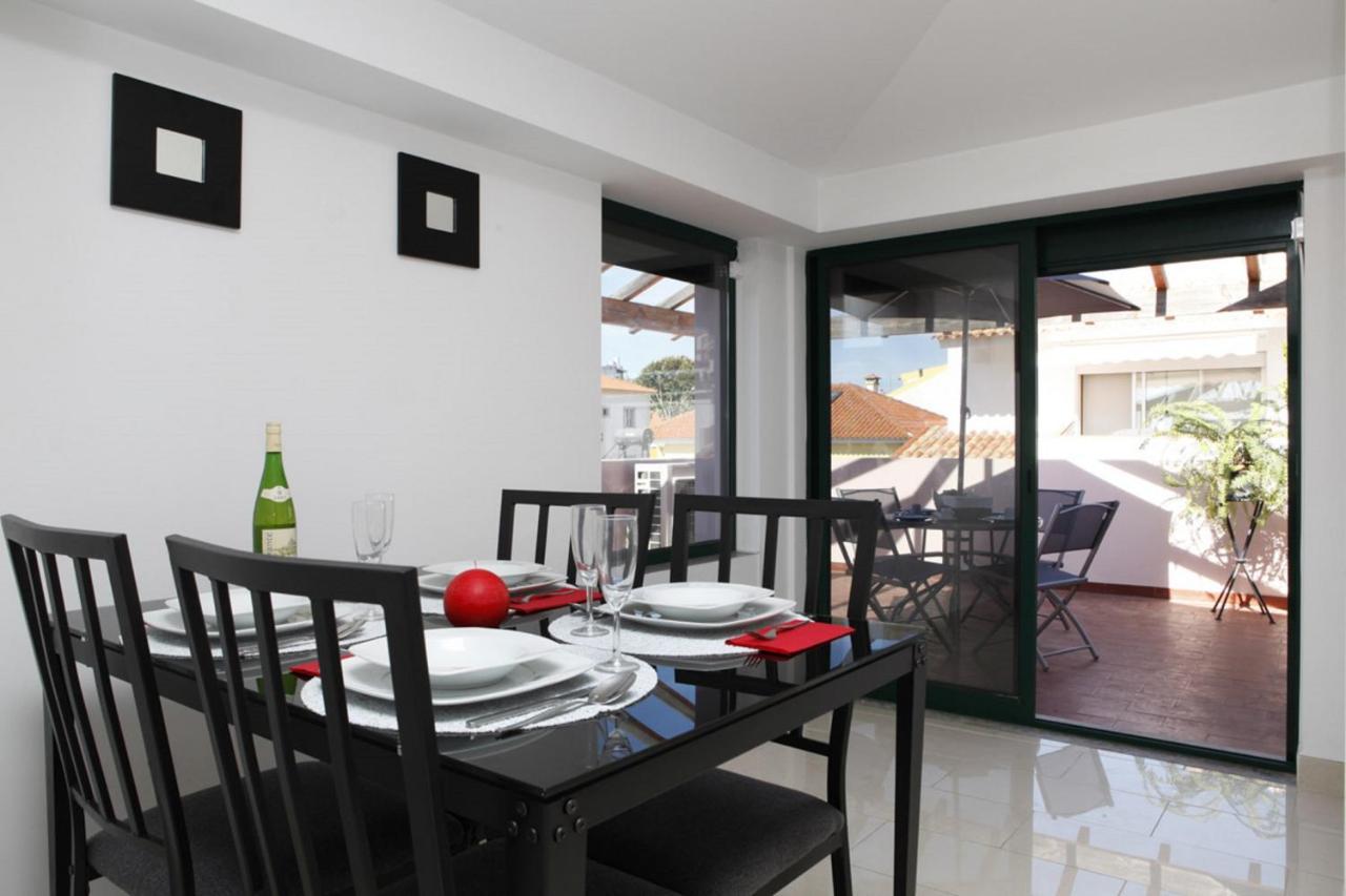 Wondrous Terrace Apartment In Cascais Center Eksteriør bilde