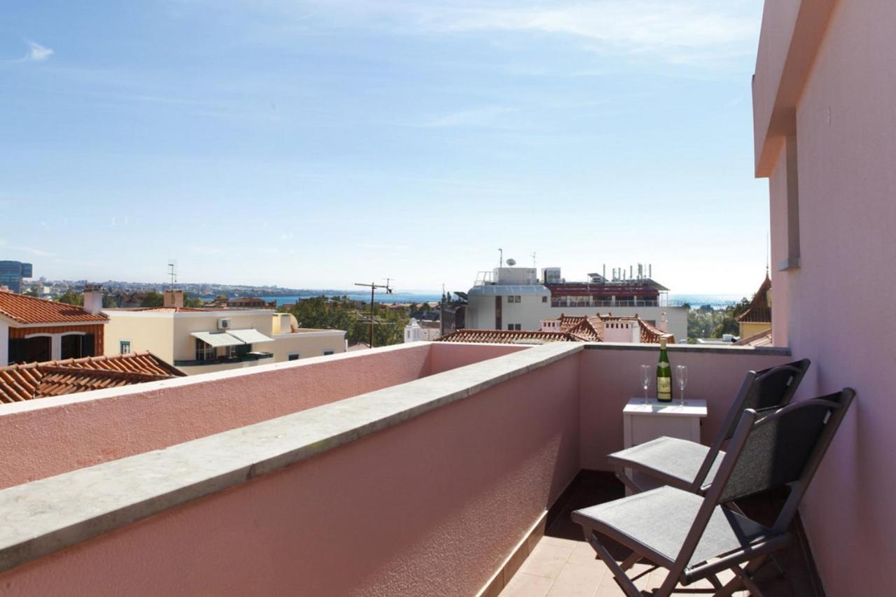 Wondrous Terrace Apartment In Cascais Center Eksteriør bilde