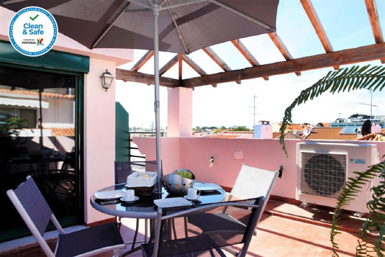 Wondrous Terrace Apartment In Cascais Center Eksteriør bilde